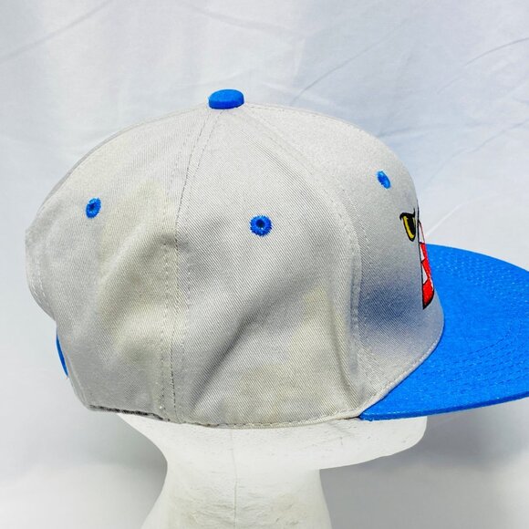 City Hunter USA Hat Gray & Blue Shark Adjustable Snapback Trucker Cap - Picture 4 of 11